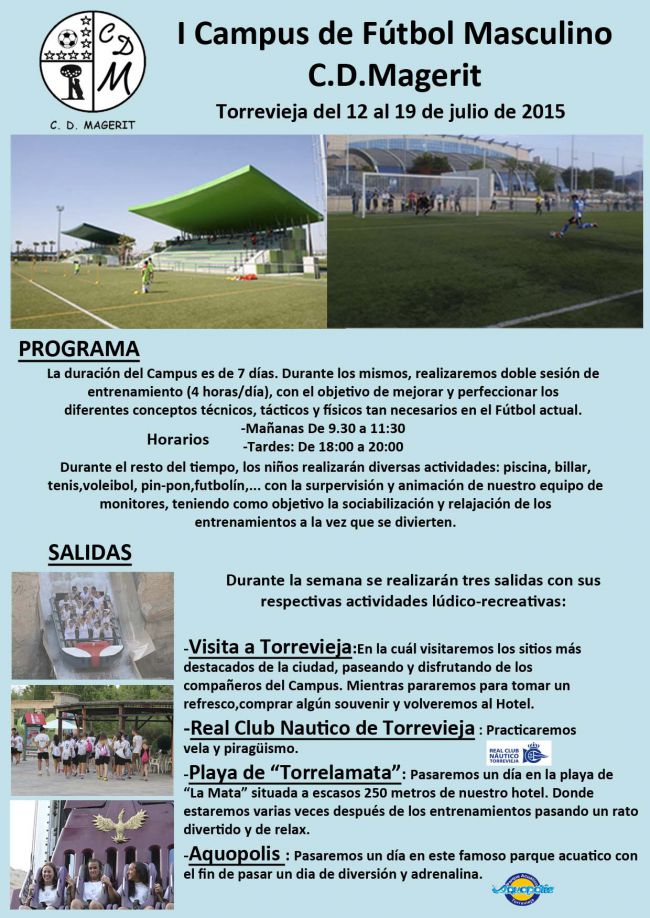 I Campus Fútbol Masculino CD Magerit - Campus de Fútbol