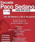 Días sin cole 28 feb y 2 marzo - futbol - - Cursos de Fútbol